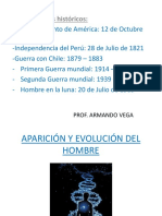 Aaparición y Evolución Del Hombre 2018