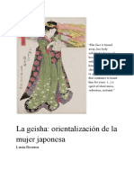 La Geisha - Orientalización de La Mujer Japonesa