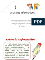 Articulos Informativos