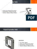 Tripod Turnstile Swing Barrier