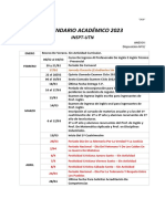 Calendario Académico Utn