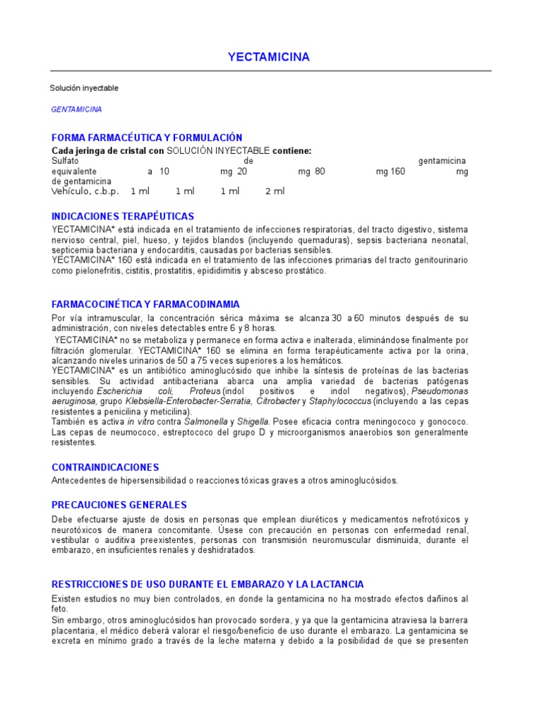 Yectamicina