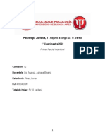 Psicología Jurídica, II: - Adjunto A Cargo: Dr. O. Varela 1° Cuatrimestre 2022