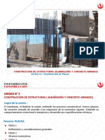 Construcción de Estructuras (Albañilería Y Concreto Armado)
