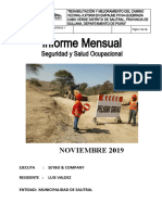 Informe Mensual NOVIEMBRE 2019 SALITRAL