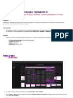 Examen Promedio 01: Herramienta Pluma en El Dibujo Vectorial. Control y Fidelidad en El Trazo