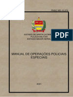Manual de Operações Policiais Especiais PMSC