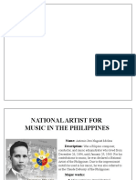 National Artists for Music in the Philippines