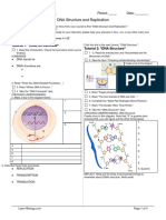 TOPIC 6.1 - 6.2 - DNA Structure and Replication, Student Learning Guide