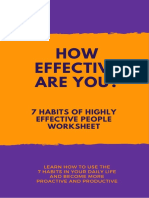 7 Habits To Be Effective