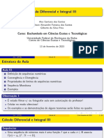 C Alculo Diferencial e Integral III: Alex Santana Dos Santos Erikson Alexandre Fonseca Dos Santos Gilberto Da Silva Pina