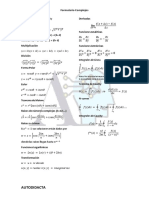 Formulario Complejos Derivadas Integrales Analíticas