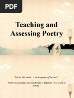 Teaching and Assessing Poetry