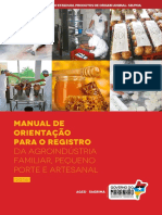 Manual de Orientação para o Registro Da Agroindústria Familiar, Pequeno Porte e Artesanal - Sie-Maranhão