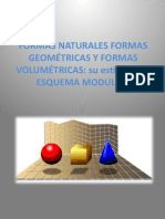 Formas Naturales Formas Geométricas Y Formas VOLUMÉTRICAS: Su Estilización. Esquema Modular