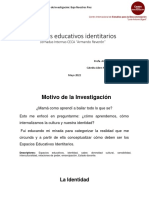 Espacios Educativos Identitarios: Jornadas Internas CECA "Armando Reverón"