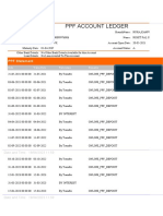 PPF Account Ledger