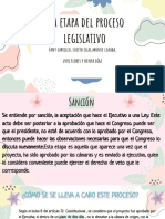 4ta Etapa Del Proceso Legislativo: Fany Carrillo, Suzeth Islas, Monse Lozada, Zuri Flores y Kenya Díaz