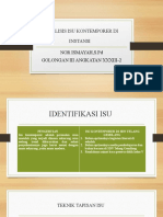 Analisis Isu Kontemporer Di Instansi: Nor Ismayah, S.PD Golongan Iii Angkatan Xxxiii-2