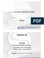 Lecture10 PN JUNCTION DIODES