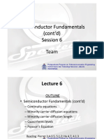 Lecture6 Semiconductor Fundamentals