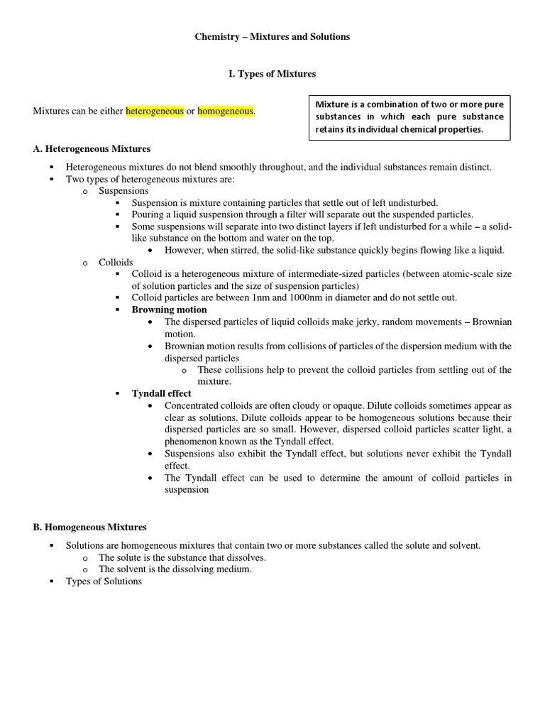 Which Are Mixtures-Select Three Options – Chemistry Simplified