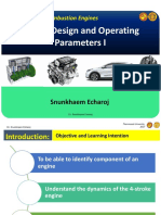 Engine Design and Operating Parameters I: Snunkhaem Echaroj