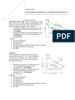 Thermodynamics in Engine: Class Work