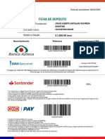 Ficha de Deposito de Pago