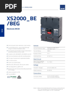 XS2000 - BE /beg: Electronic MCCB