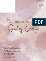 Comunicación: Oral y Ecrita