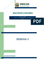 Macroeconomia - Semana 3 Balanza de Pagos