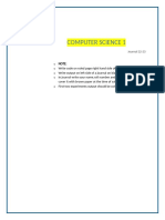 Computer Science 1: Journal 22-23