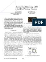 Six-Phase Supply Feasibility Using A PM Fractional-Slot Dual Winding Machine