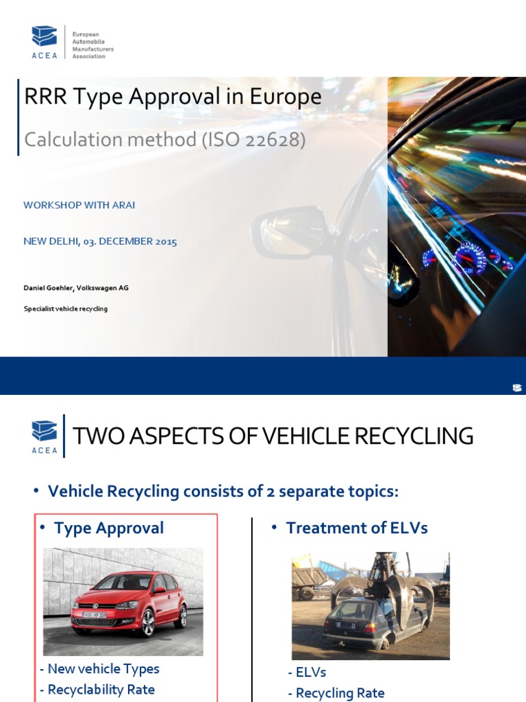 RRR Calculation Method per ISO 22628 | PDF | Recycling | Physical Sciences