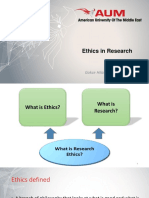 BUS230 - Lecture 3 - Ethics in Research