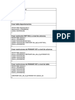 Crear y modificar tablas Oracle con restricciones