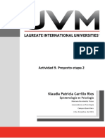 Actividad 9. Proyecto Etapa 2: Epistemología en Psicología