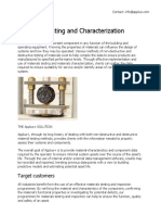 Materials Testing and Materials Characterization - en