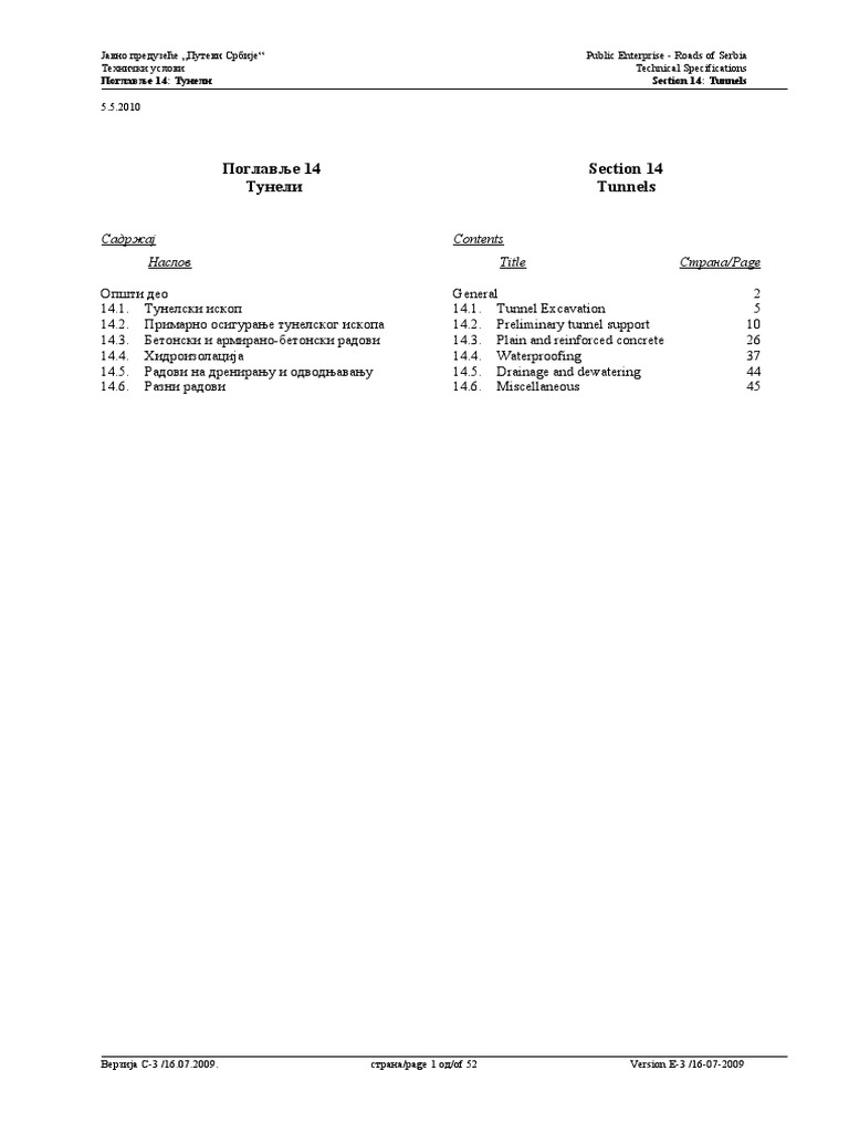 FINAL Section 14-Tunnels - s3 | PDF
