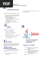 Compiled Lesson 1 - Introduction To JAVA Programming