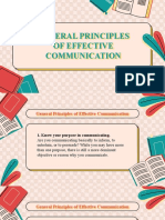 General Principles of Effective Communication