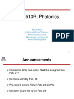 OPTI510R Photonics Planar Waveguide Modes
