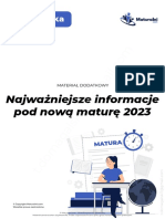 Najważniejsze Informacje - Matura 2023 (Matematyka)