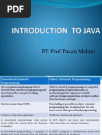 INTRODUCTION TO JAVA CH 1-2