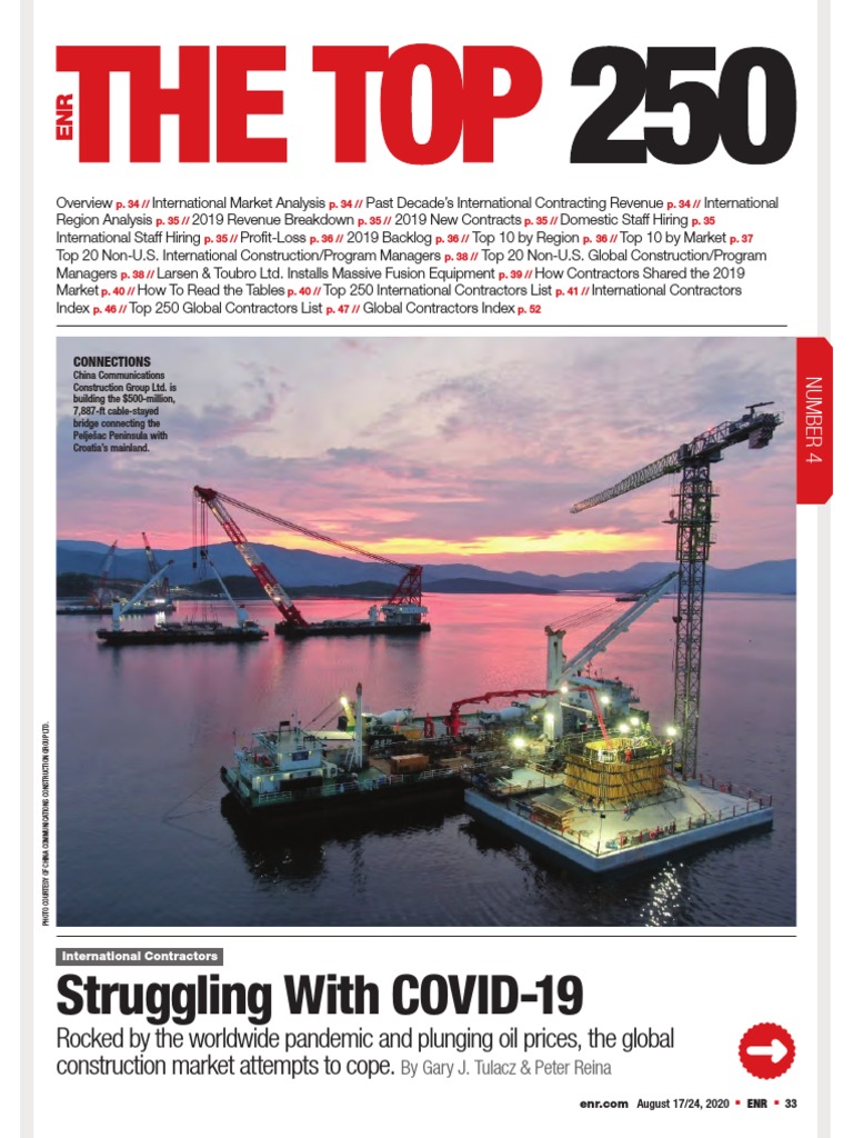Enr top 250 global contractors in 2019 pdf supply chain economies
