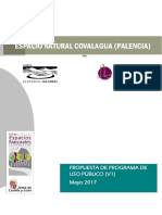 Espacio Natural Covalagua (Palencia) : Propuesta de Programa de Uso Público (V1) Mayo 2017