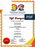 Sijil Pencapaian: Team Edidik Malaysia