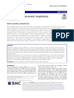 Prevention of Recurrent Respiratory Infections: Inter-Society Consensus
