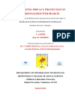 Supporting Privacy Protection in Personalized Web Search: V. Aarthi (Reg. No: 1436J0049)